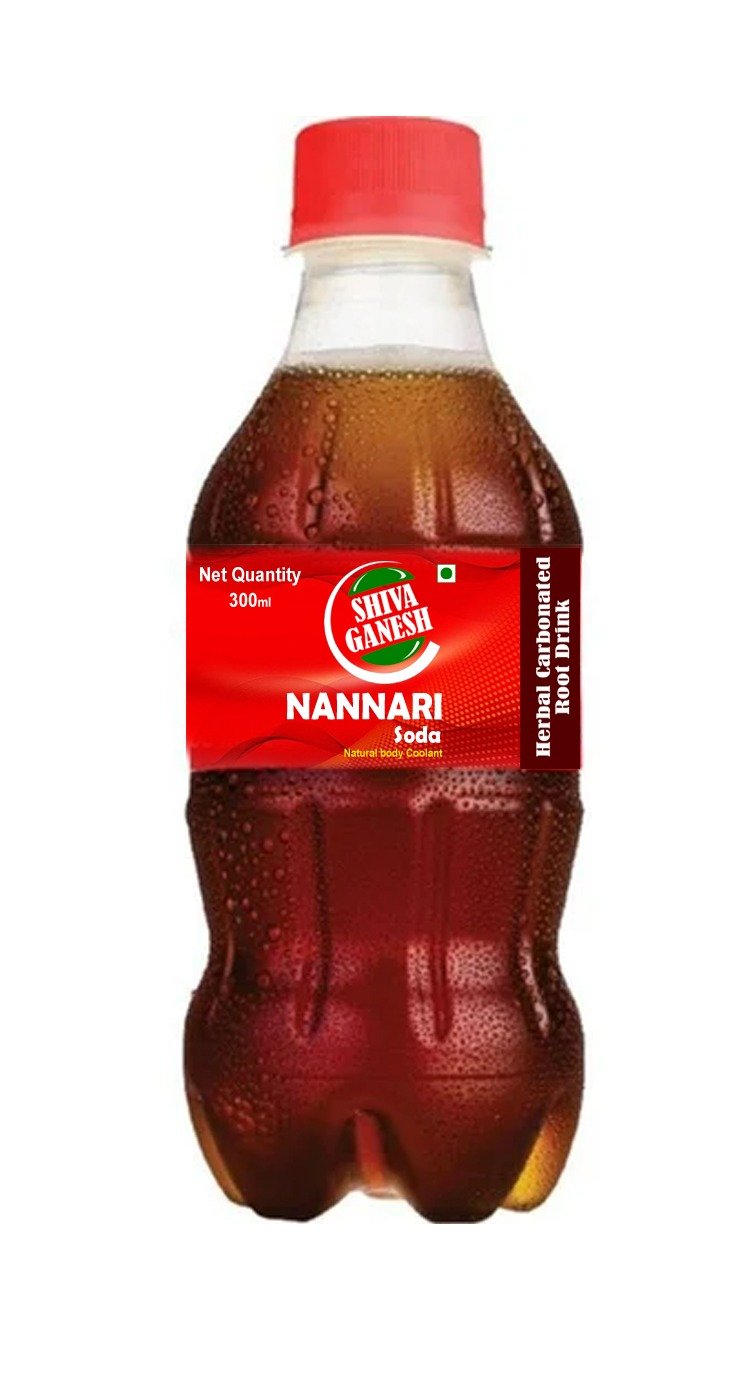 Shiva Ganesh Nannari Soda — 300 ml single-serve bottle